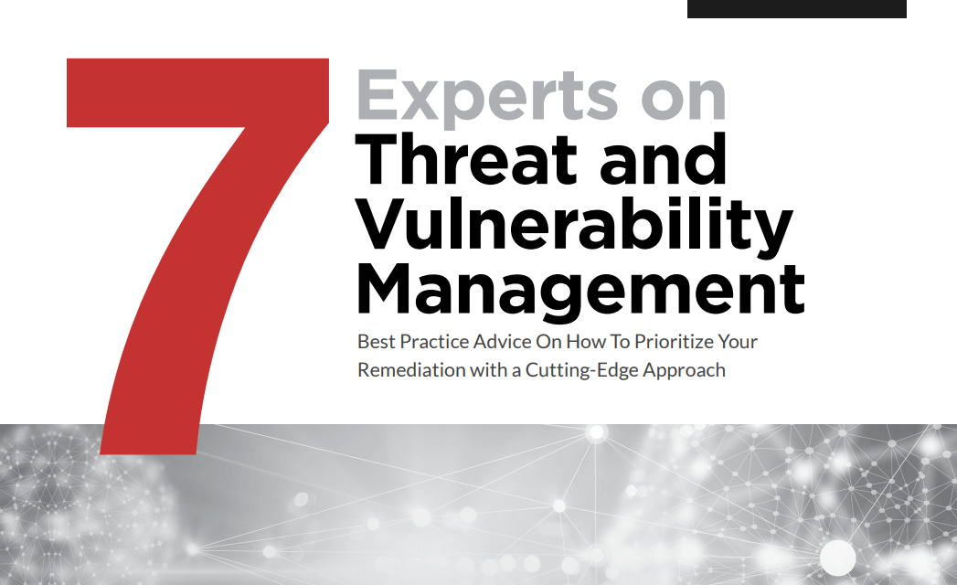 Risksense: 7 Experts on Threat and Vulnerability Management