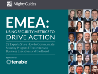 Tenable EMEA security metrics