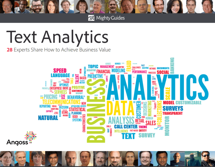 Angoss: Text Analytics – 28 Experts Share How to Achieve Business Value