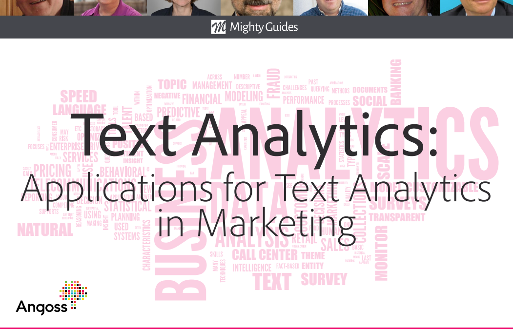 Angoss: Text Analytics – Applications for Text Analytics in Marketing