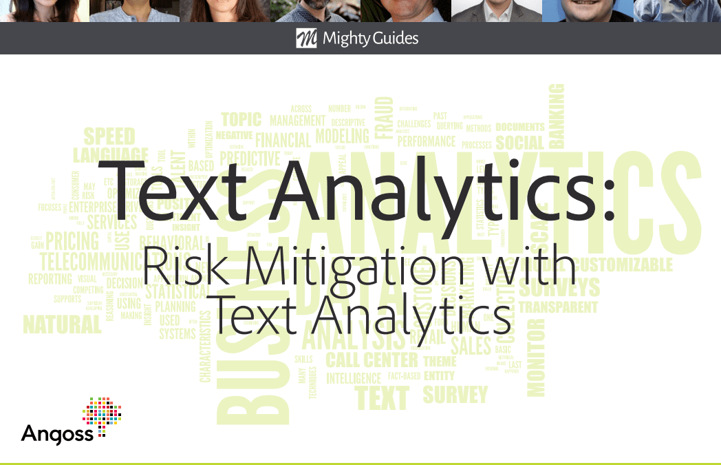 Angoss: Text Analytics – Risk Mitigation with Text Analytics