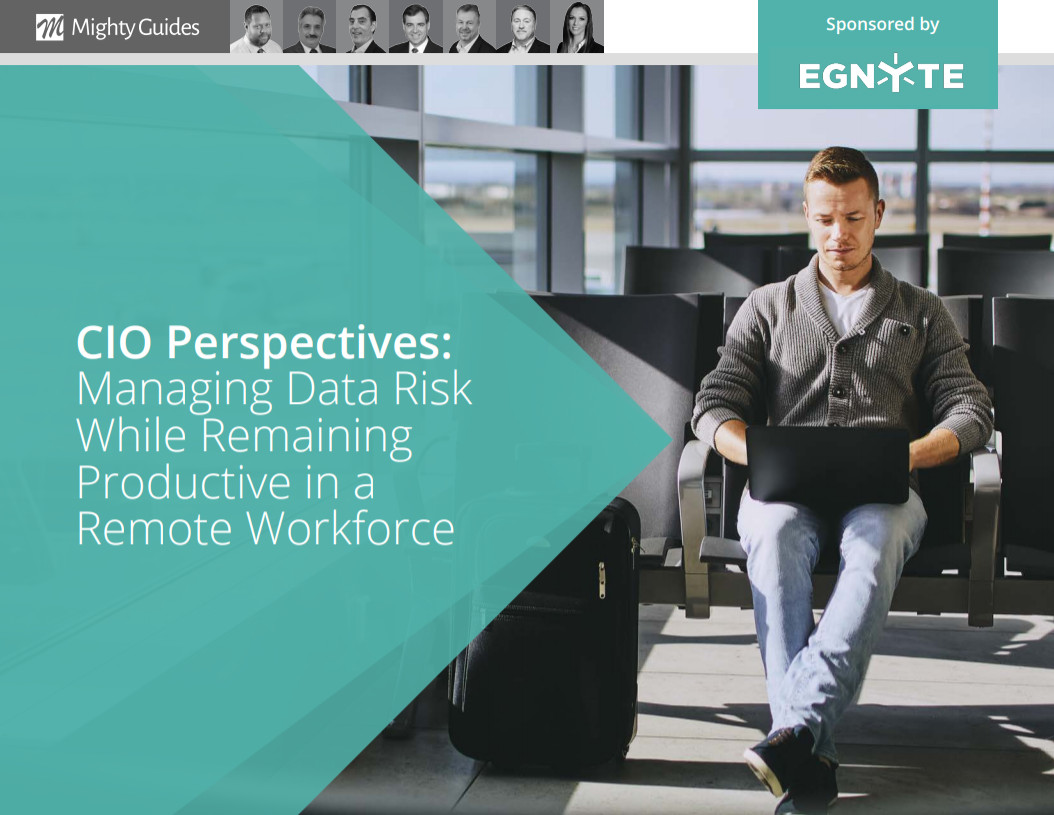 Egnyte: CIO Perspectives- Managing Data Risk While Remaining Productive in a Remote Workforce