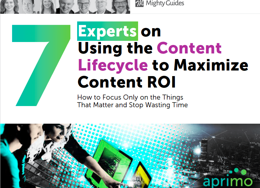 Aprimo: 7 Experts on Using the Content Lifecycle to Maximize Content ROI