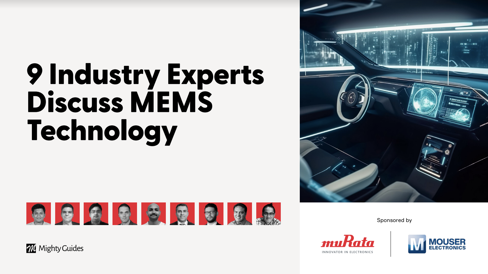 Murata and Mouser Electronics: 9 Industry Experts Discuss MEMS Technology