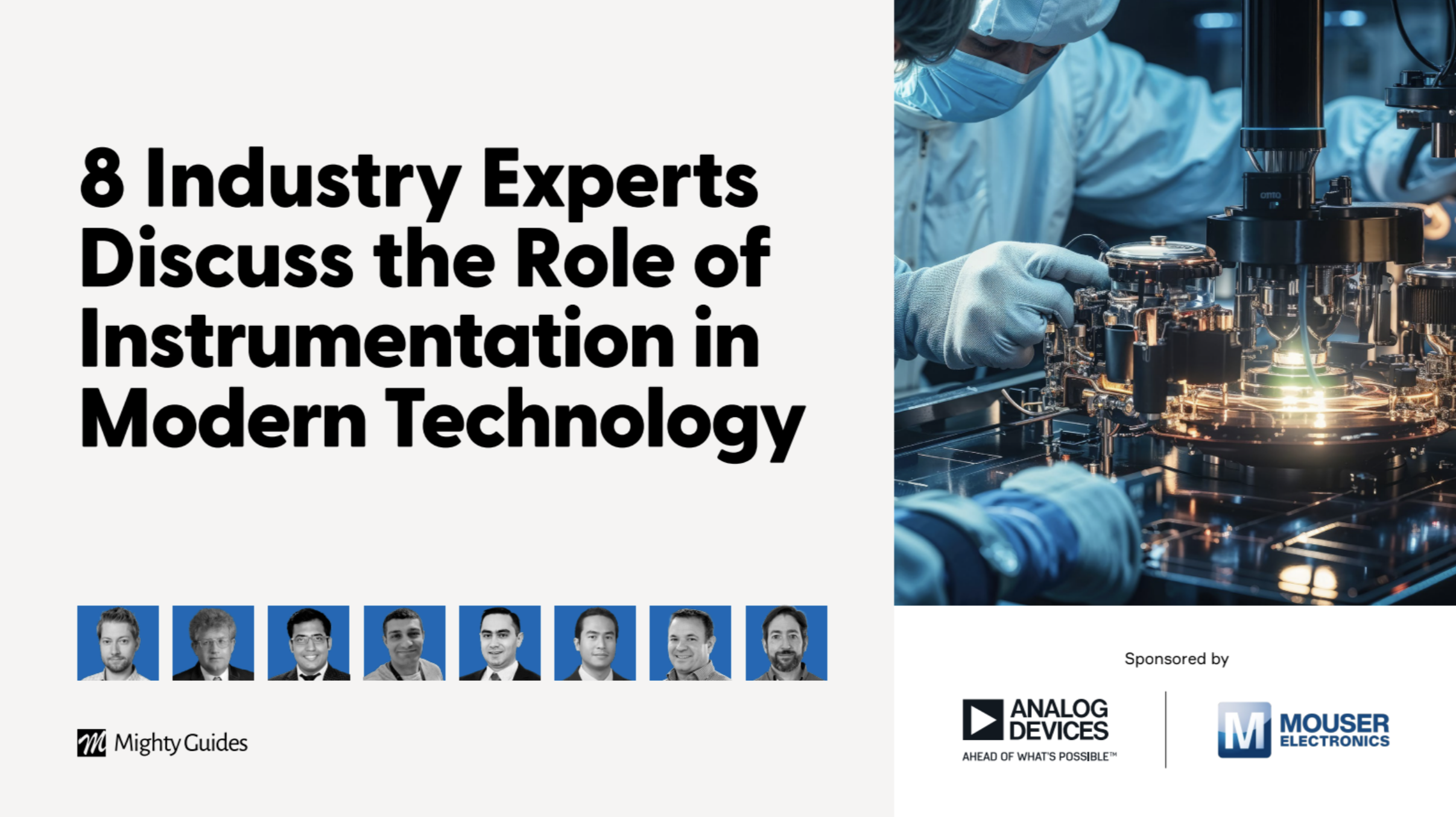 Analog Devices and Mouser Electronics: 8 Industry Experts Discuss the Role of Instrumentation in Modern Technology