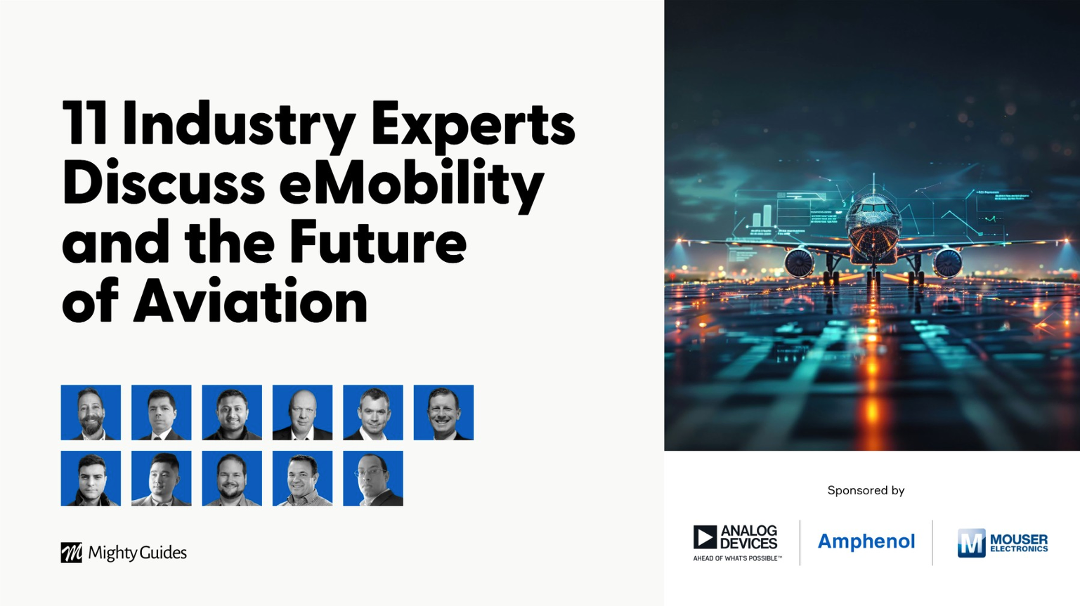 Amphenol, Analog devices, and Mouser Electronics: 11 Industry Experts Discuss eMobility and the Future of Aviation